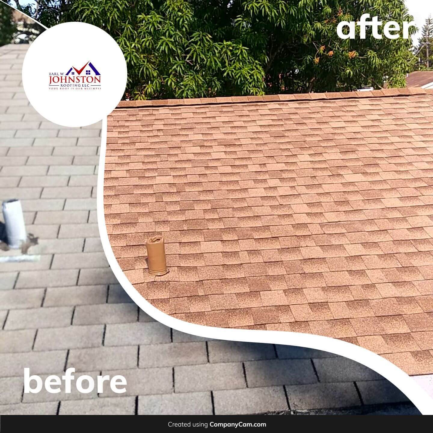 Before Shingle Roof Replacement