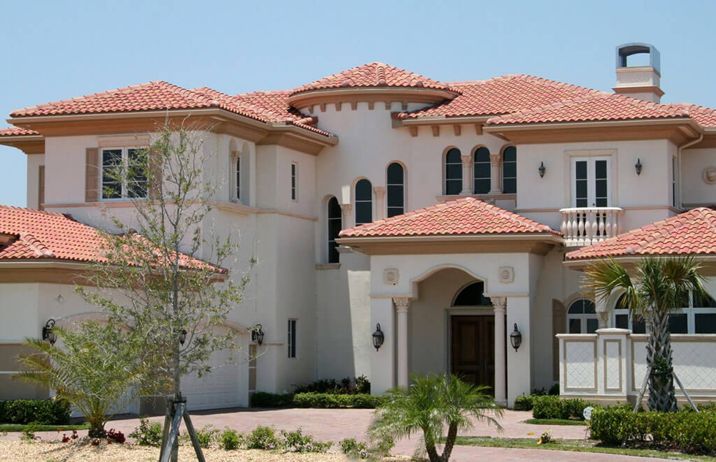 Color Scheme Enhancing Red Tile Roof Exterior Paint Colors For