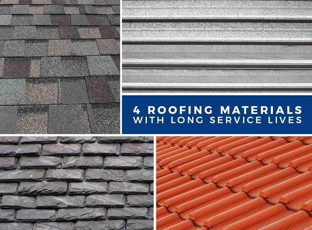 4 Roofing Materials With Long Service Lives