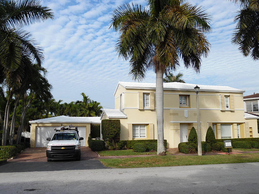 White Tile Roof